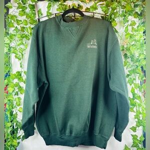 Whitetail Men's Forest Green Crewneck Sweater